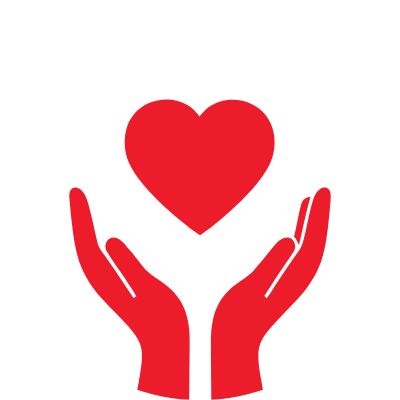 Helping hand icon